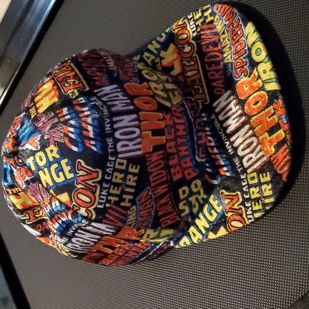 Marvel velvet snapback hat.